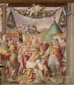 ファレリーの危険な校長の罰c。 1544 作： Francesco de Rossi