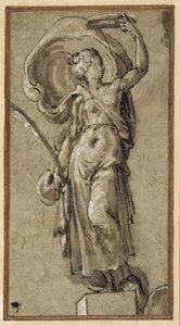 手のひらを握る幸運 作： Francesco de Rossi Salviati