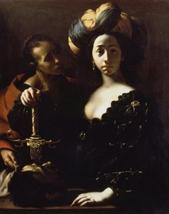 ホロフェルネスの首を持つジュディス 作： Francesco del Cairo