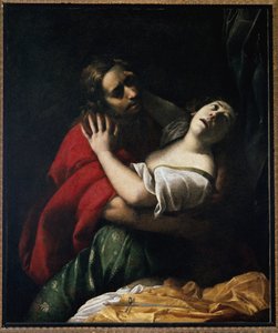 ルクレツィアの凌辱」（油彩・キャンバス 作： Francesco del Cairo