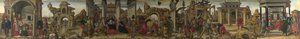 セント ビンセント フェレールの生涯の場面、1450 ～ 1475 年頃。 作： Francesco del Cossa,
