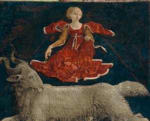 牡羊座、3月の星座。約1469-70 作： Francesco del Cossa