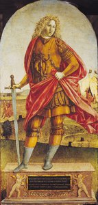Publius Scipio Africanus (c.235-183 BC) (パネルに油彩)