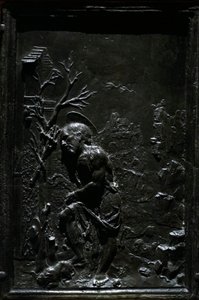 懺悔する聖ジェローム 1470-75年頃 （ブロンズ彩色） 作： Francesco di Giorgio Martini