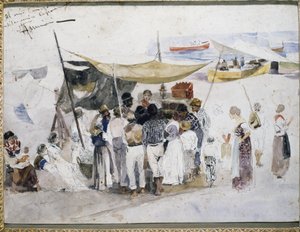 フランチェスコ・マリーノ（1892-1954）作「語り部」。イタリア 作： フランチェスコ・ディ・マリーノ