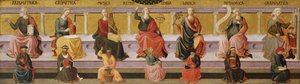 セブンリベラルアーツ、c。 1450 作： Francesco di Stefano Pesellino