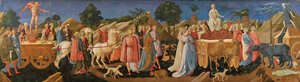 愛、純潔、そして死の勝利c。 1450 作： Francesco di Stefano Pesellino