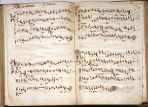 Franchini (Franchino) Gaffurio (Franchinus Gaffurius) (1451-1522) による "Liber Capella" のカーニバル ミサ。 第三巻 作： Franchini Gaffurio