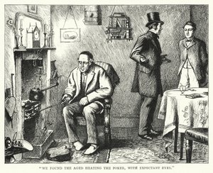 チャールズ・ディケンズの「Great Expectations」のイラスト（彫刻）。