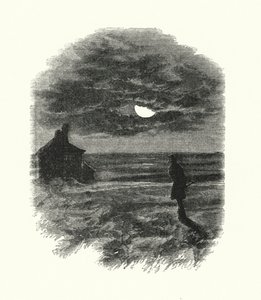 チャールズ・ディケンズの「Great Expectations」のイラスト（彫刻）。 作： Francis Arthur Fraser