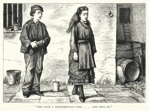 チャールズ・ディケンズの「Great Expectations」のイラスト（彫刻）。