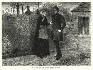 チャールズ・ディケンズの「Great Expectations」のイラスト（彫刻）。