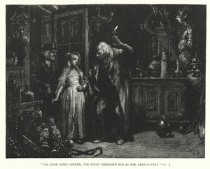 チャールズ・ディケンズの「Great Expectations」のイラスト（彫刻）。 作： Francis Arthur Fraser