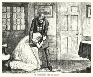 チャールズ・ディケンズの「Great Expectations」のイラスト（彫刻）。