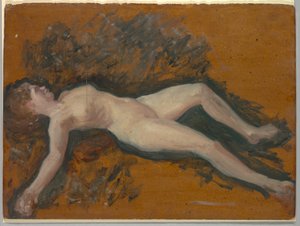 女性のヌード 作： Francis Augustus Lathrop