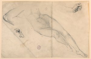 ヌード研究 作： Francis Augustus Lathrop