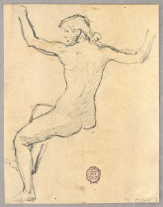 「夜」の下絵 作： Francis Augustus Lathrop