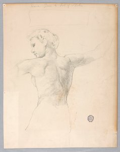 「夜」の下絵 作： Francis Augustus Lathrop