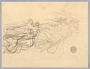 天使のスケッチ 作： Francis Augustus Lathrop