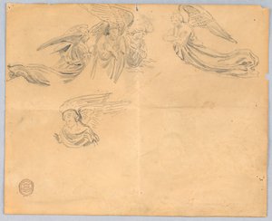 天使のスケッチ 作： Francis Augustus Lathrop