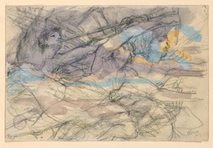 二人の天使と信仰のためのスケッチ 作： Francis Augustus Lathrop