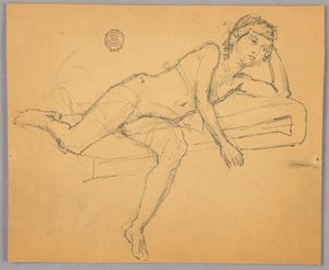裸体研究 作： Francis Augustus Lathrop