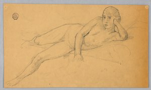 裸体研究 作： Francis Augustus Lathrop