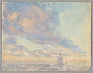 雲の研究、ローマ、イタリア 作： Francis Augustus Lathrop