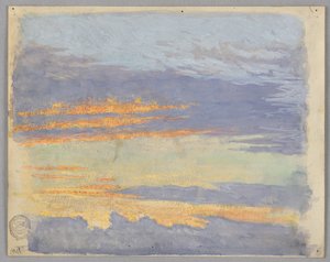 雲の研究、ローマ、イタリア 作： Francis Augustus Lathrop