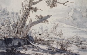 堤防の魚 作： Francis Barlow