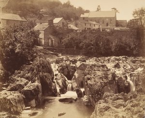 1856年、北ウェールズ、ベトウス・ア・コーエドのポン・イ・ペアにて。