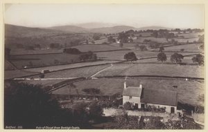 デンビー城から見たクライドの谷 作： Francis Bedford