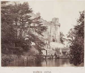 ワーウィック城、1857年頃（アルバメット・プリント 作： Francis Bedford