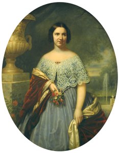 ルーシー・タッパン・ボーエン夫人ヘンリー・C・ボーエン、1859年。 作： Francis Bicknell Carpenter