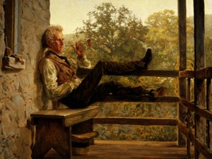 インディペンデンス スクワイア ジャック ポーター、1858 年。 作： Francis Blackwell Mayer