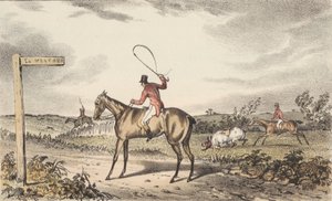 [キツネ狩り] C. J. Apperley の 1834 年版の補足である 12 冊の「Turner