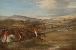 バークレーハント、1842年：フルクライ 作： Francis Calcraft Turner