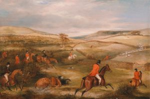 バークレーハント、1842年：追跡 作： Francis Calcraft Turner