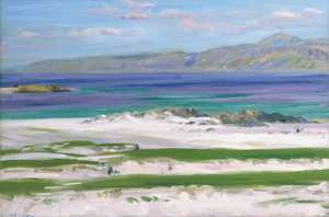 イオナサウンドとベンモア（キャンバスに油彩） 作： Francis Campbell Boileau Cadell