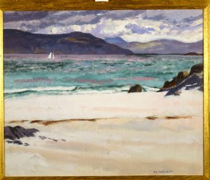イオナ、1926年頃（パネルに油彩） 作： Francis Campbell Boileau Cadell