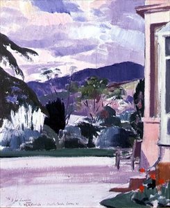 アーガイル、マートル・パーク・コーブ（油彩・パネル） 作： Francis Campbell Boileau Cadell
