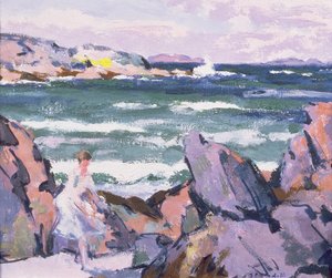 北風、アイオナ（ザ・バザー） 作： Francis Campbell Boileau Cadell