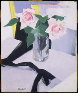 カシスのバラ、1921年（合板に油彩） 作： Francis Campbell Boileau Cadell