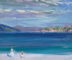 イオナのマル島のしっぽ（帆布に油彩） 作： Francis Campbell Boileau Cadell