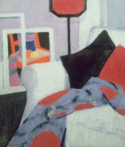 白いソファ、7 Ainslie Place、c.1915 作： Francis Campbell Boileau Cadell