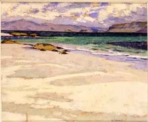 ホワイトストランド、イオナ（キャンバスに油彩） 作： Francis Campbell Boileau Cadell