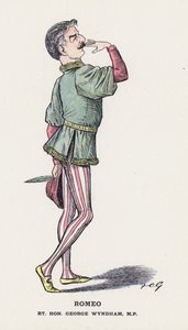 ロミオ、Rt.Hon George Wyndham（カラーリトグラフ 作： Francis Carruthers Gould