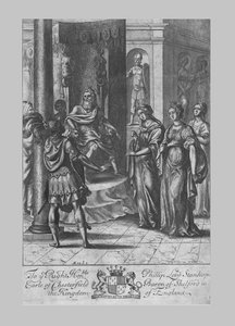 17世紀初頭のラテン語の前のトゥルヌス。 作： Francis Cleyn