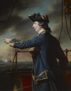 エドワード・ノウルズ海軍大尉（1742-1762）の肖像 作： フランシス・コート