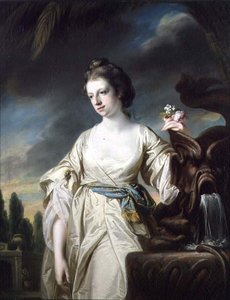 リチャード・マイルズ夫人の肖像 作： Francis Cotes